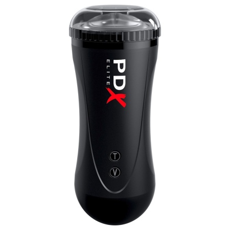 Masturbator automatyczny Moto Stroker – 5 trybów wibracji, 2 prędkości pchnięć, długość 21 cm - 4