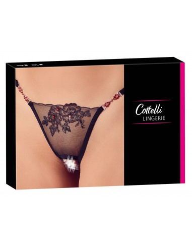 String Red Gemstones S/M