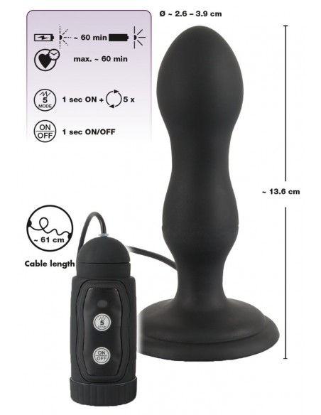 Black Velvets Anal twist plug