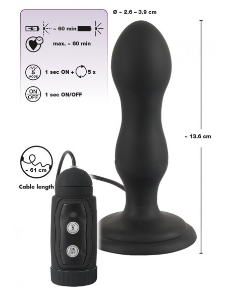 Black Velvets Anal twist plug