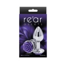 Korek analny Rose z chromowanego aluminium, 7,6 cm - 2
