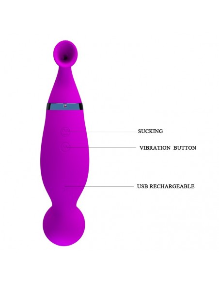 PRETTY LOVE - Magic Flute USB 12 Functions, Suction