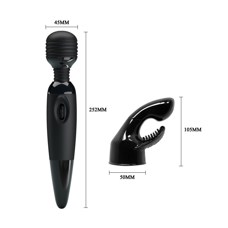 Masażer wibracyjny różdżkowy Sensual Multi-Speed z elastyczną głowicą 25 cm - 4