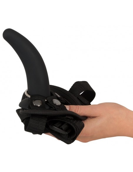 RC Vibrating Strap-On black