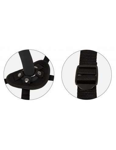 RC Vibrating Strap-On black