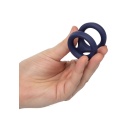 Pierścień na człon Viceroy Dual Ring Blue – podwójny pierścień silikonowy, średnica obręczy 3,25 cm - 5