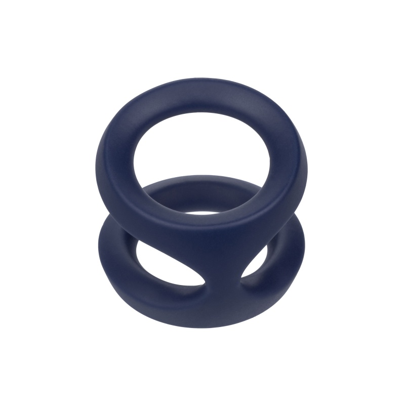 Pierścień na człon Viceroy Dual Ring Blue – podwójny pierścień silikonowy, średnica obręczy 3,25 cm - 7