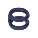 Pierścień na człon Viceroy Dual Ring Blue – podwójny pierścień silikonowy, średnica obręczy 3,25 cm - 12