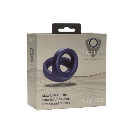Pierścień na penisa Max Dual Ring – podwójny, silikonowy, 3,25/3,75 cm - 2