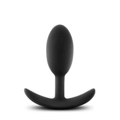 Korek analny Vibra Slim Plug Medium - silikonowy z ruchomym obciążnikiem, 10,1 cm - 1