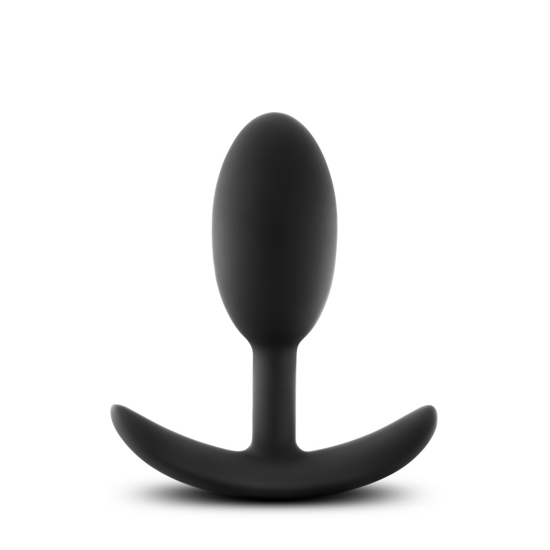 Korek analny Vibra Slim Plug Medium - silikonowy z ruchomym obciążnikiem, 10,1 cm - 1