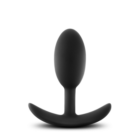 Korek analny Vibra Slim Plug Medium - silikonowy z ruchomym obciążnikiem, 10,1 cm - 1