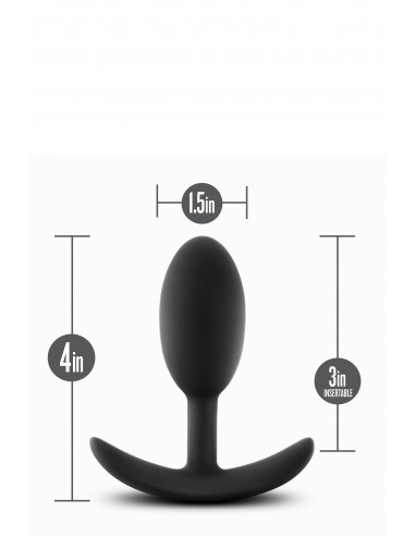 ANAL ADVENTURES VIBRA SLIM PLUG - MEDIUM