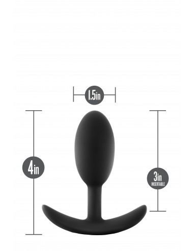 ANAL ADVENTURES VIBRA SLIM PLUG - MEDIUM