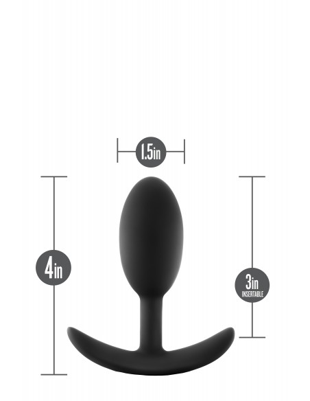 ANAL ADVENTURES VIBRA SLIM PLUG - MEDIUM