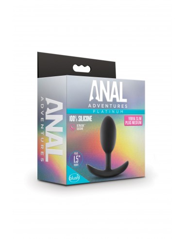 ANAL ADVENTURES VIBRA SLIM PLUG - MEDIUM