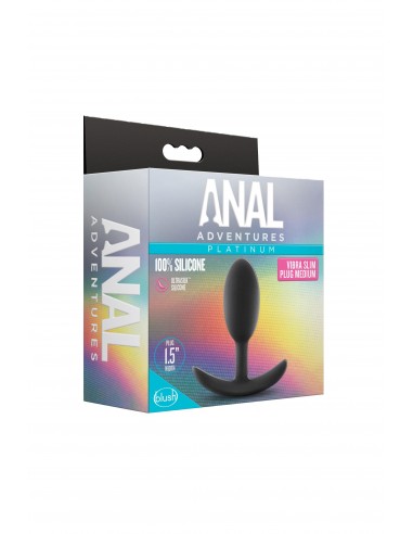 ANAL ADVENTURES VIBRA SLIM PLUG - MEDIUM