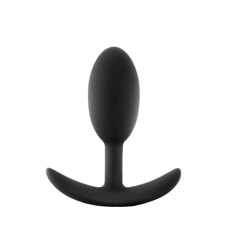 Korek analny Vibra Slim Plug Medium - silikonowy z ruchomym obciążnikiem, 10,1 cm - 7