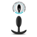 Korek analny Vibra Slim Plug Medium - silikonowy z ruchomym obciążnikiem, 10,1 cm - 8