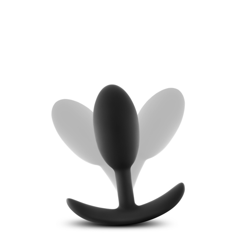 Korek analny Vibra Slim Plug Medium - silikonowy z ruchomym obciążnikiem, 10,1 cm - 10
