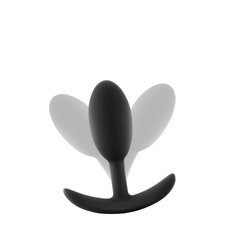Korek analny Vibra Slim Plug Medium - silikonowy z ruchomym obciążnikiem, 10,1 cm - 11