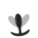 Korek analny Vibra Slim Plug Medium - silikonowy z ruchomym obciążnikiem, 10,1 cm - 11