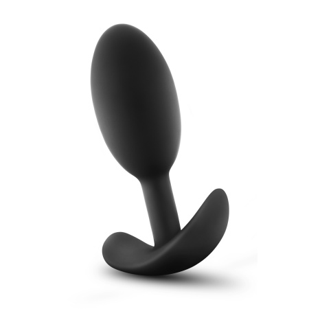 Korek analny Vibra Slim Plug Medium - silikonowy z ruchomym obciążnikiem, 10,1 cm - 12