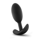Korek analny Vibra Slim Plug Medium - silikonowy z ruchomym obciążnikiem, 10,1 cm - 12