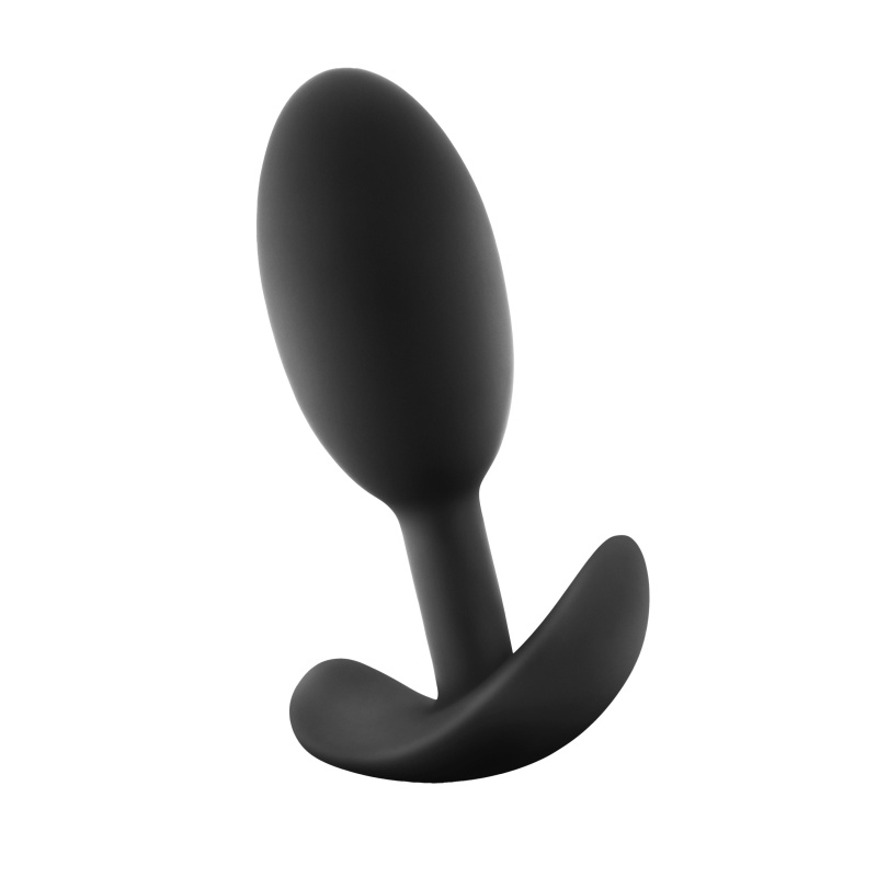 Korek analny Vibra Slim Plug Medium - silikonowy z ruchomym obciążnikiem, 10,1 cm - 13