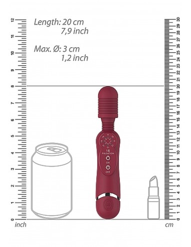 Silicone Massage Wand - Red