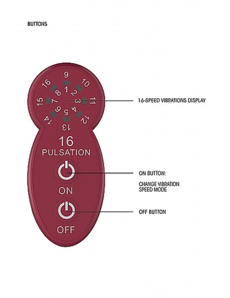 Silicone Massage Wand - Red