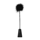 Ouch! Crop With Feather - Black - 1