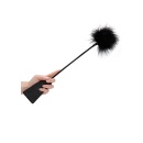 Ouch! Crop With Feather - Black - 3