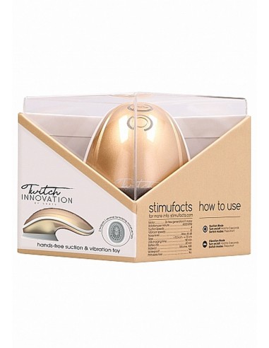 Twitch Hands - Free Suction & Vibration Toy - Gold