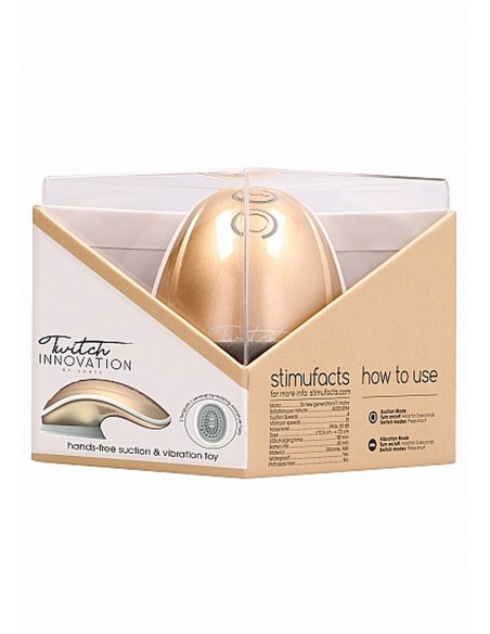Twitch Hands - Free Suction & Vibration Toy - Gold