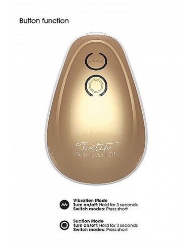 Twitch Hands - Free Suction & Vibration Toy - Gold