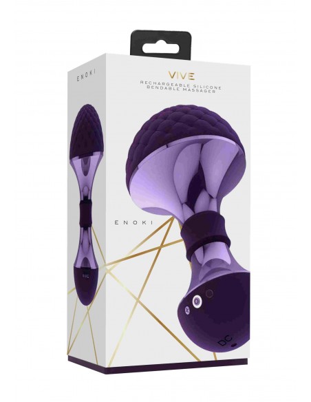Enoki - Bendable Massager - Purple