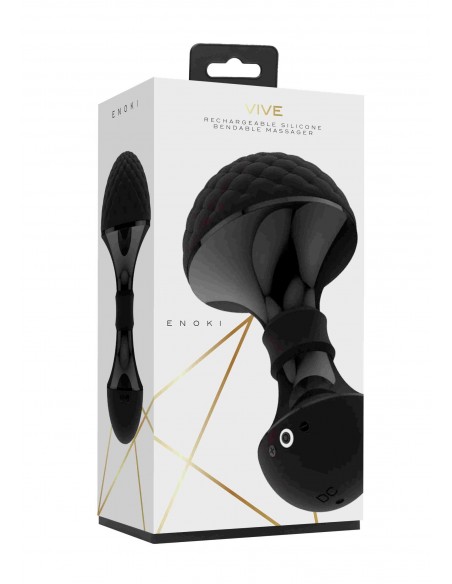 Enoki - Bendable Massager - Black