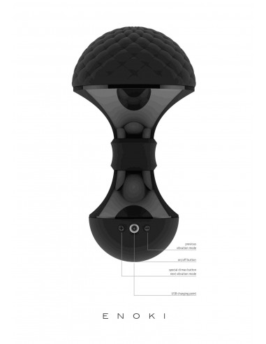 Enoki - Bendable Massager - Black