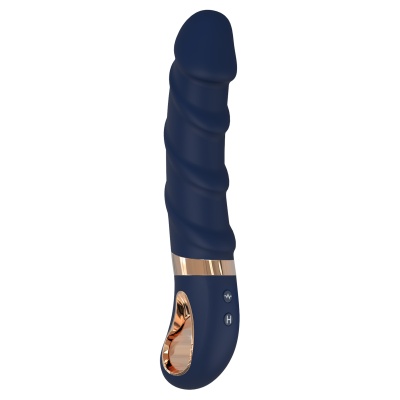 Wibrator Belenos z podgrzewaniem, 7 rytmami i zakrzywionym trzonem, 23 cm - 1