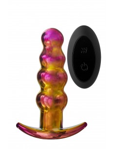 GLAMOUR GLASS REMOTE VIBE BEADED PLUG