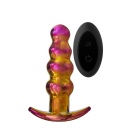 GLAMOUR GLASS REMOTE VIBE BEADED PLUG - 1