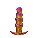 GLAMOUR GLASS REMOTE VIBE BEADED PLUG - 11