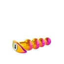GLAMOUR GLASS REMOTE VIBE BEADED PLUG - 12