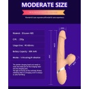 Wibrator Basia Thrusting 2w1 z rotacją wału i stymulacją łechtaczki – długość ok. 19 cm - 8