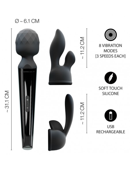 Massage Wand & 2 Attachments