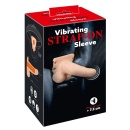 Nakładka na penisa z wibracją Vibrating Strap-On Sleeve – 7 trybów, długość całkowita 17,5 cm - 1
