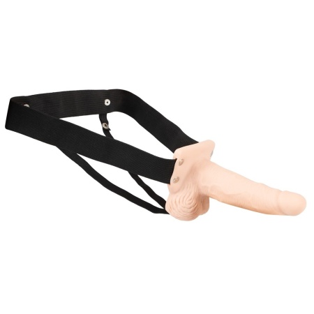 Nakładka na penisa z wibracją Vibrating Strap-On Sleeve – 7 trybów, długość całkowita 17,5 cm - 4