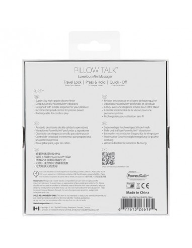 Pillow Talk - Flirty Bullet Vibrator Teal