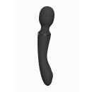 Stymulator dwustronny NAMI Black z falą powietrzną i 2 silnikami NG F1, 4 końcówki, 21,8 cm - 3